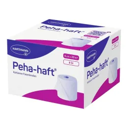 Peha-Haft fiksirajući zavoj bez lateksa 6 cmx20 m, 8 komada