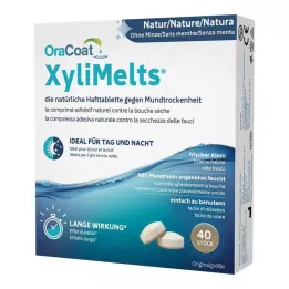 ORACOAT XyliMelts ljepljive tablete bez mente, 40 kom
