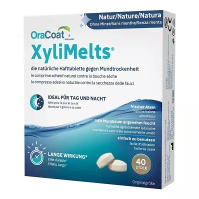 ORACOAT XyliMelts ljepljive tablete bez mente, 40 kom