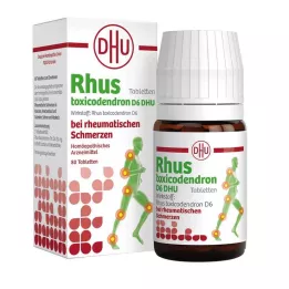 RHUS TOXICODENDRON D 6 tableta za reumatske bolove, 80 kom