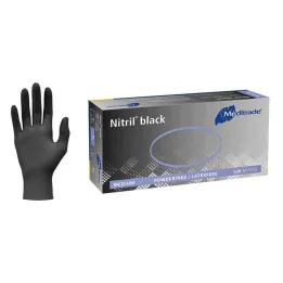Nitril crne Unt.Glove nesterilne bez pudera veličina XL, 100 kom
