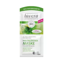 LAVERA maska za pročišćavanje kože menta, 2X5 ml