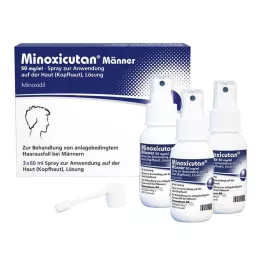 MINOXICUTAN Muškarci 50 mg/ml sprej, 3X60 ml
