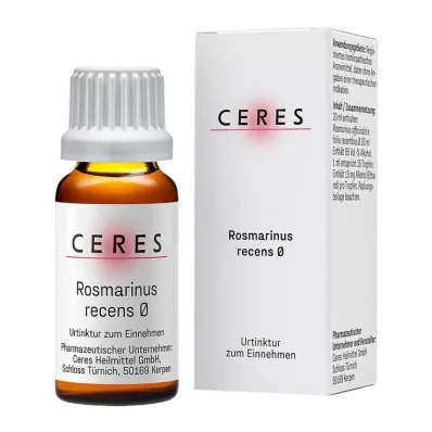 CERES Rosmarinus recens matična tinktura, 20 ml