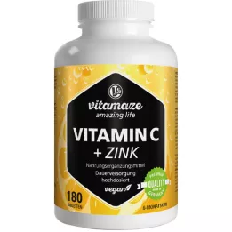 VITAMIN C 1000 mg Visoka doza+tablete s cinkom, 180 ST