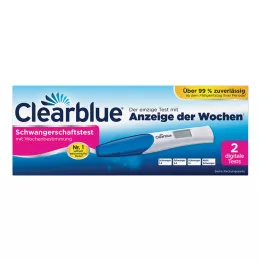 CLEARBLUE Test trudnoće s određivanjem tjedna, 2 kom