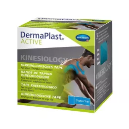 DERMAPLAST Aktivna kineziološka traka 5 cmx5 m plava, 1 kom