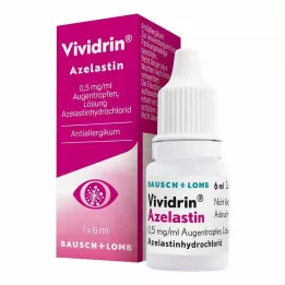 VIVIDRIN Azelastin 0,5 mg/ml kapi za oči, 6 ml