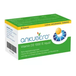 ANKUBERO Vitamin D3 1000 IU tekuće kapsule, 60 kom