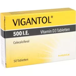 VIGANTOL 500, tj. Vitamin D3 tablete, 50 ST