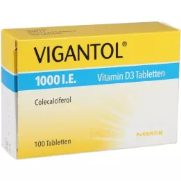 VIGANTOL 1.000, tj. Vitamin D3 tablete, 100 ST
