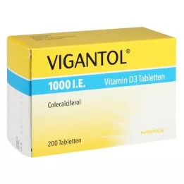 VIGANTOL 1.000, tj. Vitamin D3 tablete, 200 ST