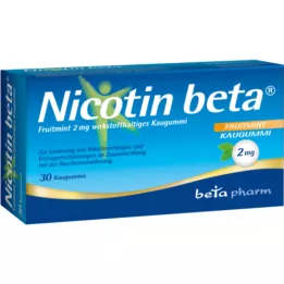 NICOTIN Beta Fruitmint 2 mg aktivnog sastojka