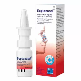 SEPTANASAL 1 mg/ml + 50 mg/ml sprej za nos, 10 ml