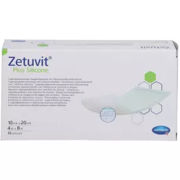 ZETUVIT Plus silikon sterilni 10x20 cm, 10 kom