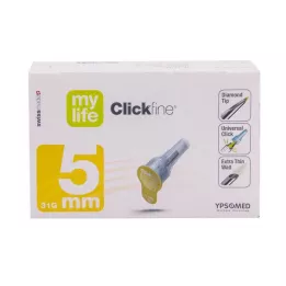 MYLIFE Clickfine pen igle 5 mm 31 G, 100 kom