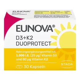 EUNOVA DuoProtect D3+K2 1000 IU/80 μg kapsule, 30 kom