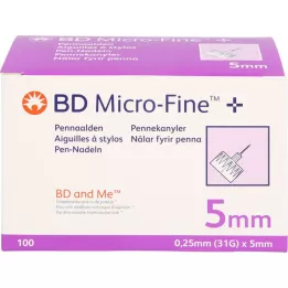 BD MICRO-FINE+ igle olovke 0,25x5 mm, 100 ST