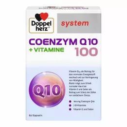 DOPPELHERZ Coenzyme Q10 100+Vitamins System kapsule, 60 kom
