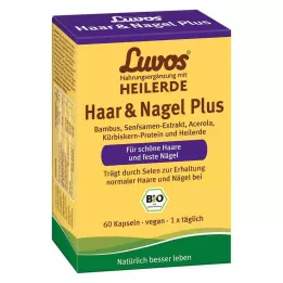 LUVOS Healing Clay Organic Hair &amp; Nail Plus kapsule, 60 kom