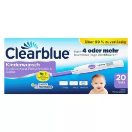 CLEARBLUE Test ovulacije napredni &amp; digitalni, 20 kom