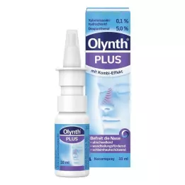 OLYNTH Plus 0,1%/5% za odrasle sprej za nos o.K., 10 ml