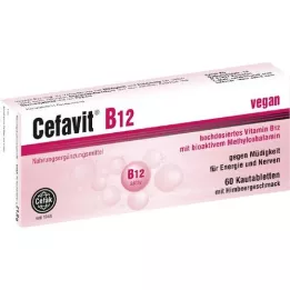 CEFAVIT B12 tablete za žvakanje, 60 sati