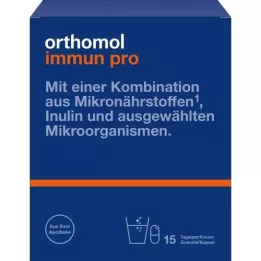 ORTHOMOL Immune Pro Granulate/Capsules Kombipack., 15 pcs