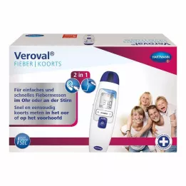 VEROVAL 2in1 termometar za infracrvenu groznicu, 1 ST