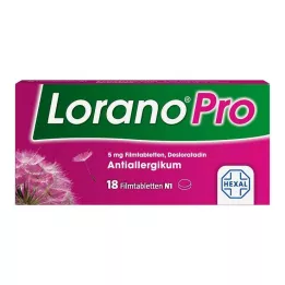 LORANOPRO 5 mg filmom obložene tablete, 18 kom