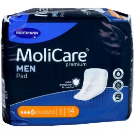 MOLICARE Premium MEN Jastučić 4 kapi, 14 kom