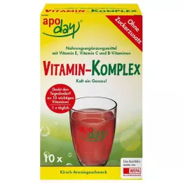 APODAY Vitaminski kompleks višnja aronija bez šećera Plv., 10X5 g