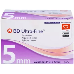 BD ULTRA-FINE Pen igle 5 mm 31 G 0,25 mm, 105 kom
