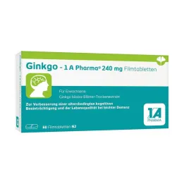 Ginkgo – 1 A Pharma® 240 mg filmom obložene tablete, 60 kom