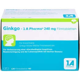 GINKGO-1A Pharma 240 mg tablete prekrivenih filmom, 120 ST