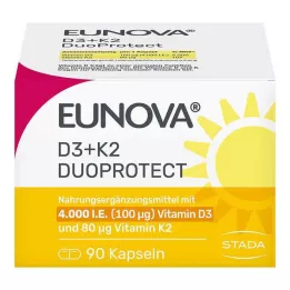 EUNOVA DuoProtect D3+K2 4000 IU/80 μg kapsule, 90 kom