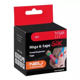 HÖGA-K-TAPE Svila 5 cmx5 m l.fr.crvena kineziol.traka, 1 kom