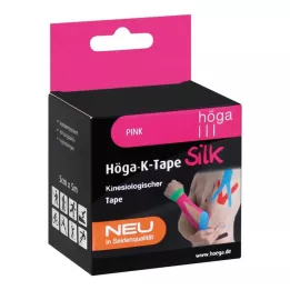 HÖGA-k-TAPE svila 5 cmx5 m l.fr.pink kinesiol.tape, 1 ST