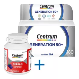 CENTRUM Generacija 50+ tablete, 180 kom