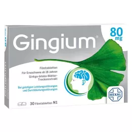 GINGIUM 80 mg filmom obložene tablete, 30 kom