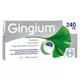 GINGIUM 240 mg filmom obložene tablete, 20 kom