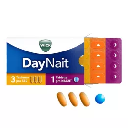 WICK DayNait filmom obložene tablete, 16 kom