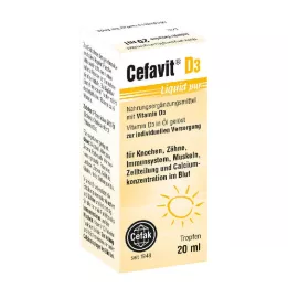 CEFAVIT D3 Liquid pur kapi za oralnu primjenu, 20 ml
