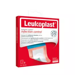 LEUKOPLAST Leukomed Sorbact steril 8x10 cm, 3 sata