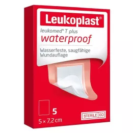 LEUKOPLAST Leukomed t plus sterilni 5x7,2 cm, 5 sati