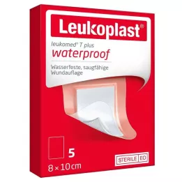 LEUKOPLAST Leukomed t plus sterilni 8x10 cm, 5 sati