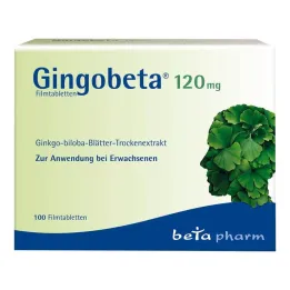 Gingobeta 120 mg filmom obložene tablete, 100 kom