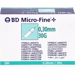 BD MICRO-FINE+ Lancete 30 G 0,30 mm, 200 kom