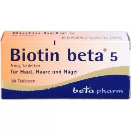 BIOTIN BETA 5 tableta, 30 sati