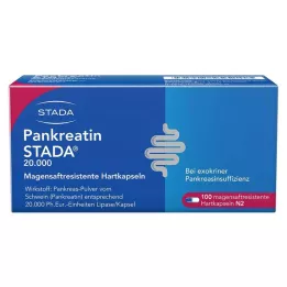 PANKREATIN STADA 20.000 gastrorezistentnih tvrdih kapsula, 100 kom